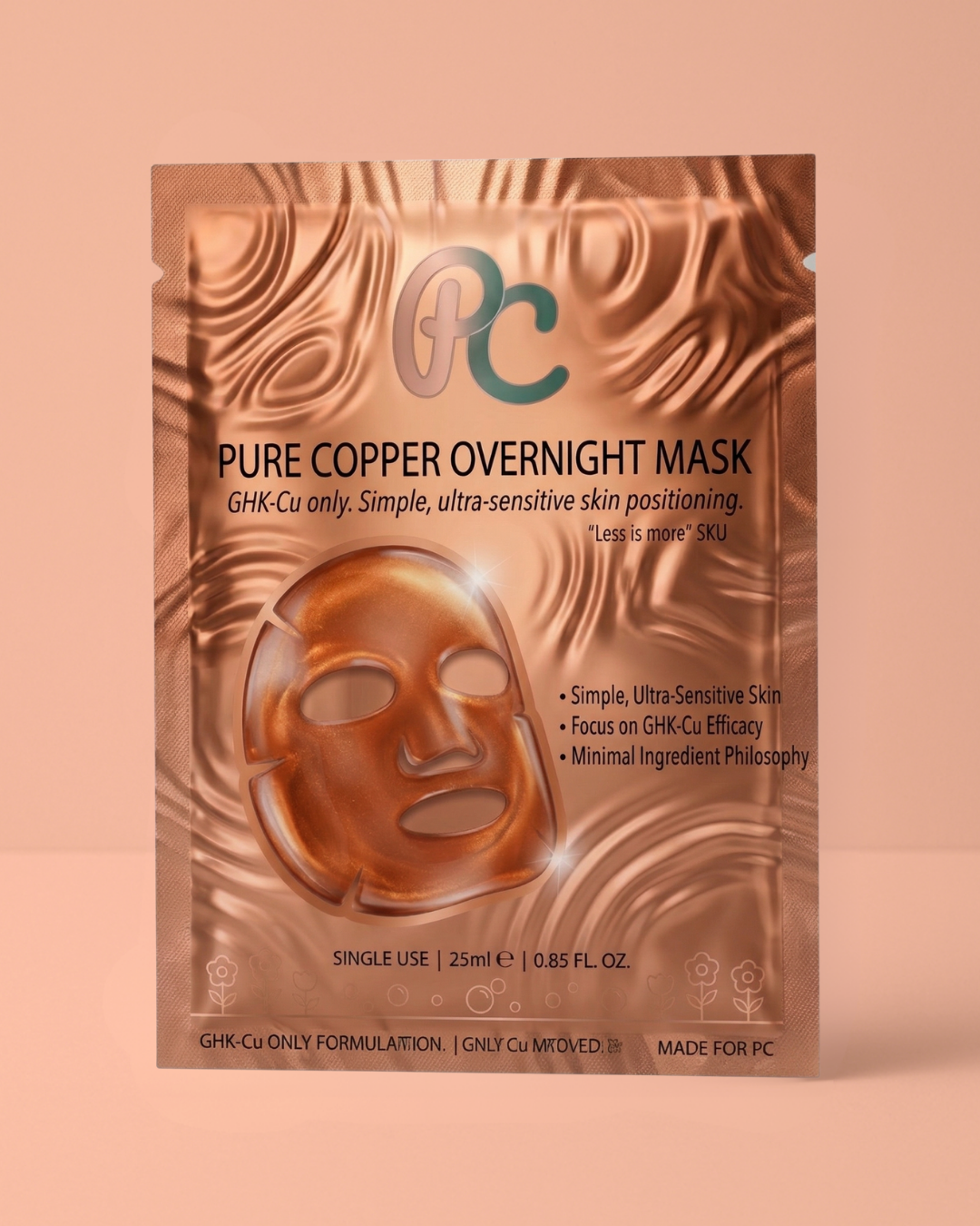 Pure Copper Overnight Mask